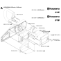 Chassis Frame for Husqvarna 318