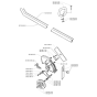 Shaft & Handle for Husqvarna 322 E