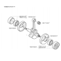 Crankshaft for Husqvarna 323 E