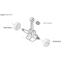 Crankshaft for Husqvarna 325 CX