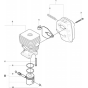 Cylinder Piston for Husqvarna 326 ES