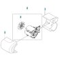 Fan for Husqvarna 340iBT