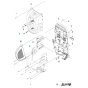 Housing for Husqvarna 340iBT