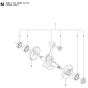 Crankshaft Assembly Husqvarna 343F