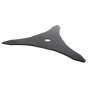 3 Blade Metal Brush Knife 255mm - 20mm Hole