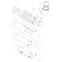 Tube Assembly for Husqvarna 350BF