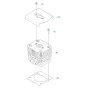 Cylinder Assembly for Husqvarna 350BF