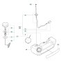 Fuel Tank Assembly for Husqvarna 350BF