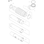 Tube Assembly for Husqvarna 350BT