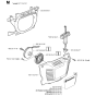 Starter Assembly for Husqvarna 351