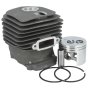 Cylinder & Piston Assy (52mm Bore) for Stihl TS480i TS500i Cut Off Saw - Replaces 4250 020 1200, 4250 020 1201