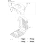 Cylinder Cover for Husqvarna 355FRM