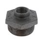 Malleable Male - Female Reducing Hex Bush 2" x 3/4" BSP