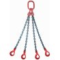 4 metre 10mm 4-Leg Chain Sling with Clevis Sling Hooks Self Locking Type