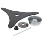 Blade Fixing Kit & 3-Tooth Blade for Stihl FS290 Brushcutter - 400 474