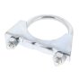Exhaust Clamp 50mm Zinc Plated U Bolt for Automotive Exhaust Systems - Each