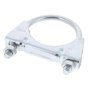Exhaust Clamp 58mm Zinc Plated for Automotive Exhaust Installation - Each