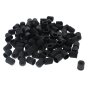 Tyre Valve Caps Black Plastic - Pack of 100