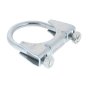 Exhaust Clamp 48mm Zinc Plated U Bolt Type for Automotive Systems - Each
