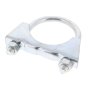 Exhaust Clamp 50mm Zinc Plated U Bolt for Automotive Exhaust Systems - Each