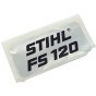 Model Plate for Stihl FS120 - 4134 967 1514