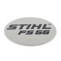 Model Plate Stihl FS56 Brushcutters - 4144 967 1502