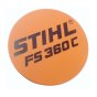 Model Plate for Stihl FS360C - 4147 967 1507