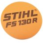 Model Plate for Stihl FS130R - 4180 967 1521
