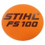 Model Plate for Stihl FS100 - 4180 967 1501