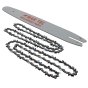 14" 3/8"P 1.3mm (.050") Chain & Bar Kit for Stihl MS180, MS200 Chainsaws - Replaces 3005 000 4809