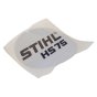Model Plate for Stihl HS75 - 4226 967 1510