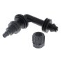 Elbow connector for Stihl SG 51, SG 71 Sprayer - 4255 670 0102