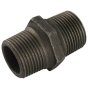 Malleable Equal Hex Nipple 1/2" x 1/2" M/M BSP