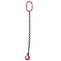 1 metre 8mm 1-Leg Chain Sling with Clevis Sling Hook with Safety Catch