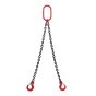 2 metre 10mm 2-Leg Chain Sling with Clevis Sling Hooks with Safety Catch