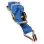 6m x 50mm Ergo Ratchet Lashings with Claw Hook - 5 Tonne