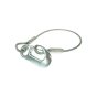 500mm Secondary Coupling & Safety Cable Snap Hook/Eyelet - unbraked trailers