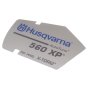 Label for Husqvarna 560XP Chiansaws - Genuine Husqvarna Part - 523 03 56-03