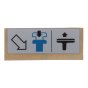 Decal for Husqvarna K760 Decompression Valve - 525 76 35 02
