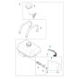Fuel Tank Assembly for Husqvarna