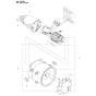 Fan Assembly for Husqvarna 536LIBX