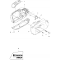 Housing-1 for Husqvarna 536 LiLX