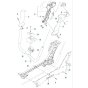 Handle for Husqvarna 536LiRX