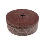 Fibre Sanding Disc 24 Grit 178mm x 22mm - Pack of 25