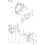 Crankcase Assembly for Husqvarna