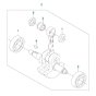Crankshaft Assembly for 543RB