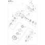 Bevel Gear Assembly for 543RS