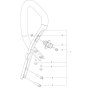 Handle Assembly for Husqvarna 545
