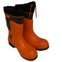 UK 8 Husqvarna Functional 24 Rubber Chainsaw Boots - Steel Toecap, Wear Resistant Sole