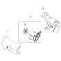 Fan for Husqvarna 550iBTX